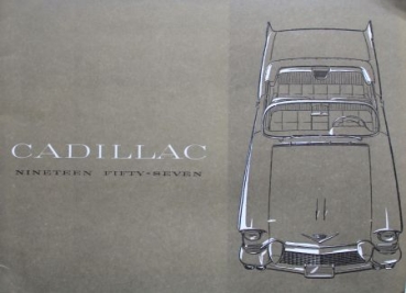 Cadillac Modelprogram 1957 Carbrochure (1925)